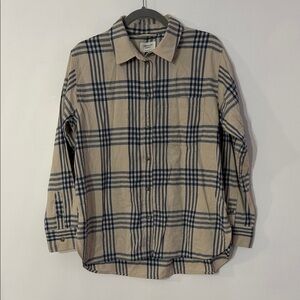 NWOT American Eagle Relaxed Fit Flannel Shirt